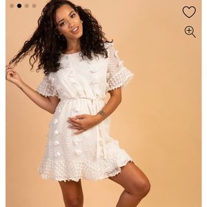 &Merci Floral Appliqué Dress